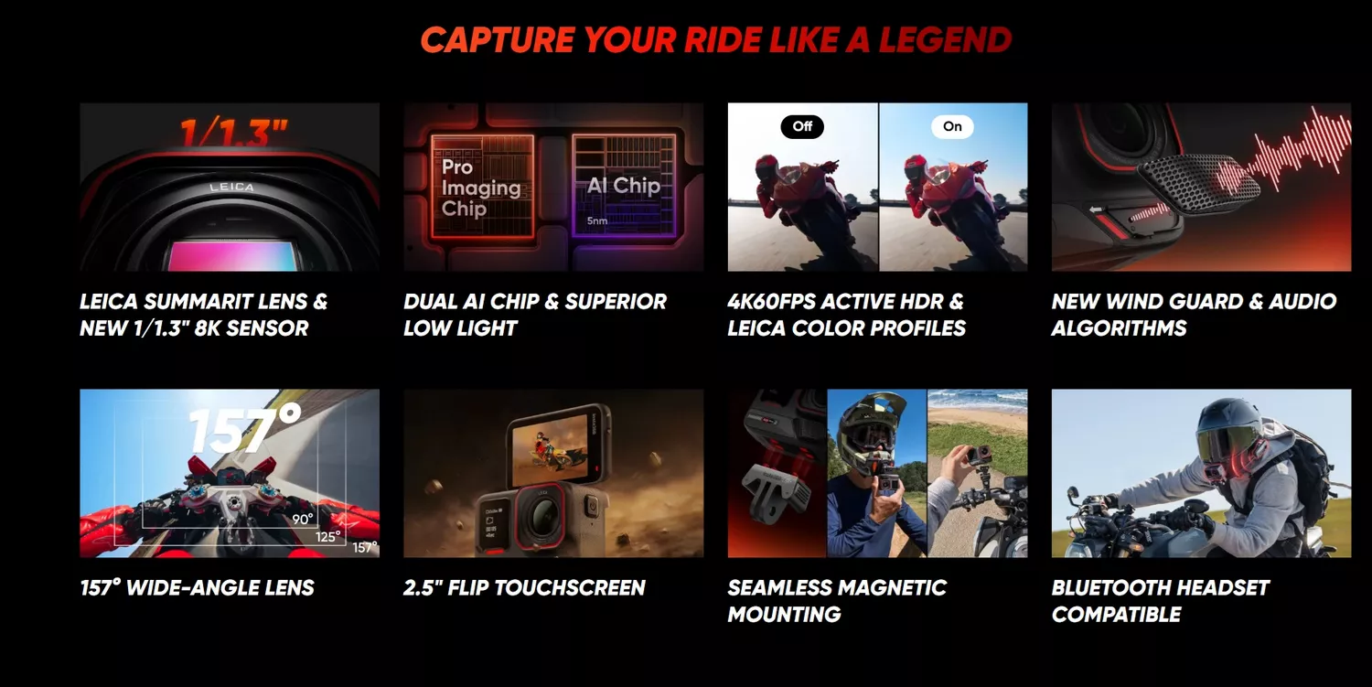 Insta360 Ace Pro 2 MM93 Edition 8K AI-Powered Action Camera 38 Insta360 Ace Pro 2 MM93 Edition 8K AI-POWDERED ACTION CAMERA - Features - Insta360 Store Kuwait - Alezay Kuwait