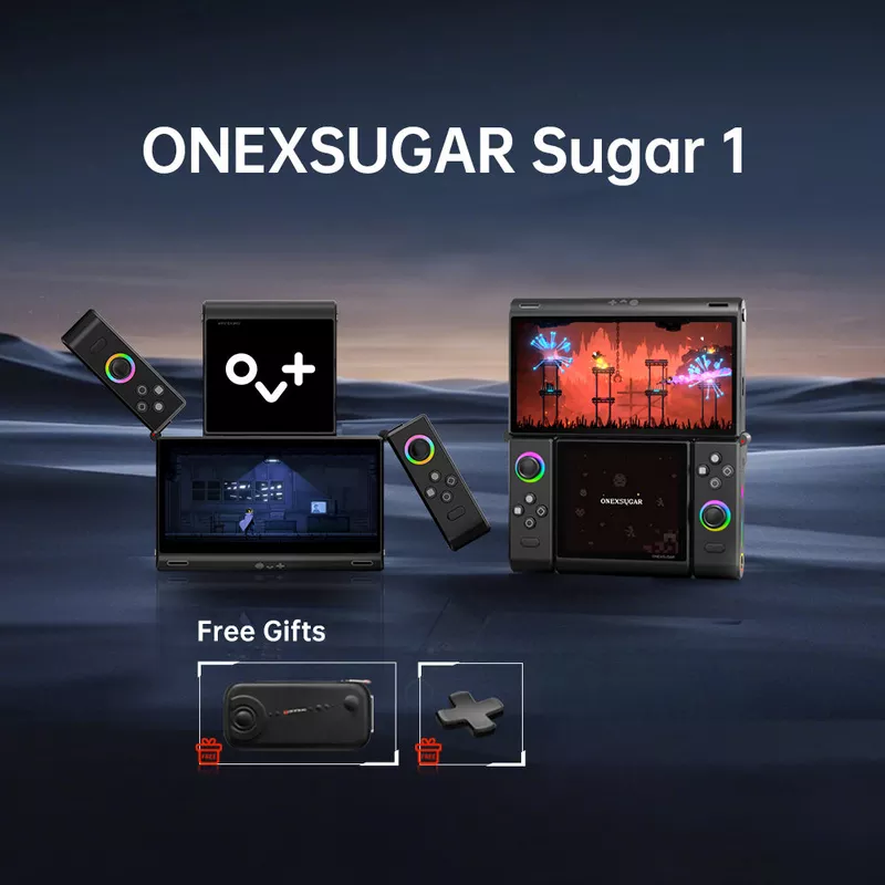 ONE XPLAYER ONEXSUGAR Sugar 1, 16GB RAM, 512GB Storage, World's First Transformable Dual-Screen Handheld Gaming Console 1 ONE XPLAYER ONEXSUGAR Sugar1 - ONE XPLAYER Kuwait - Alezay Kuwait