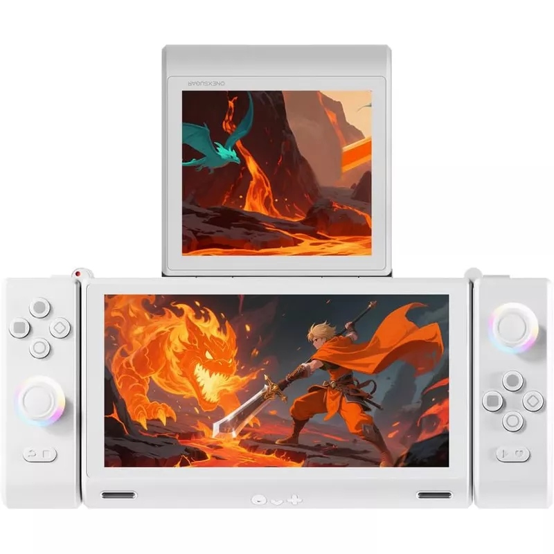ONE XPLAYER ONEXSUGAR Sugar 1, 16GB RAM, 512GB Storage, World's First Transformable Dual-Screen Handheld Gaming Console 21 ONE XPLAYER ONEXSUGAR Sugar1 - White - ONE XPLAYER Kuwait - Alezay Kuwait