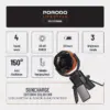 Porodo Lifestyle Suncharge Outdoor Solar Fan - Porodo Kuwait Store - Alezay Kuwait