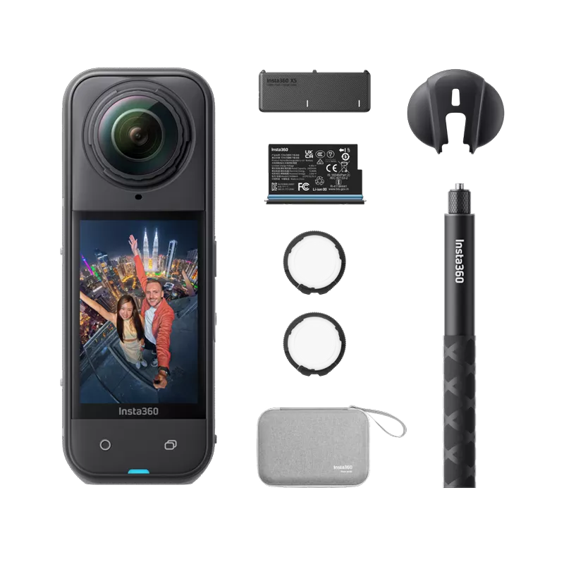 Insta360 X5 Essentials Bundle 360° 8K Action Camera 21 Insta360 X5 Essentials Bundle - Black - Insta360 Kuwait - Alezay Kuwait
