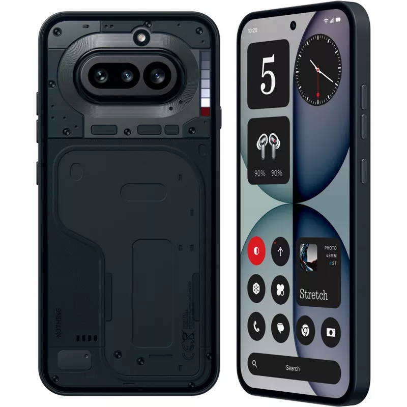 NOTHING Phone 4a 5G Dual SIM 256GB, 12GB PHONE 13 NOTHING PHONE 4A - BLACK - ALEZAY KUWAIT - NOTHING KUWAIT