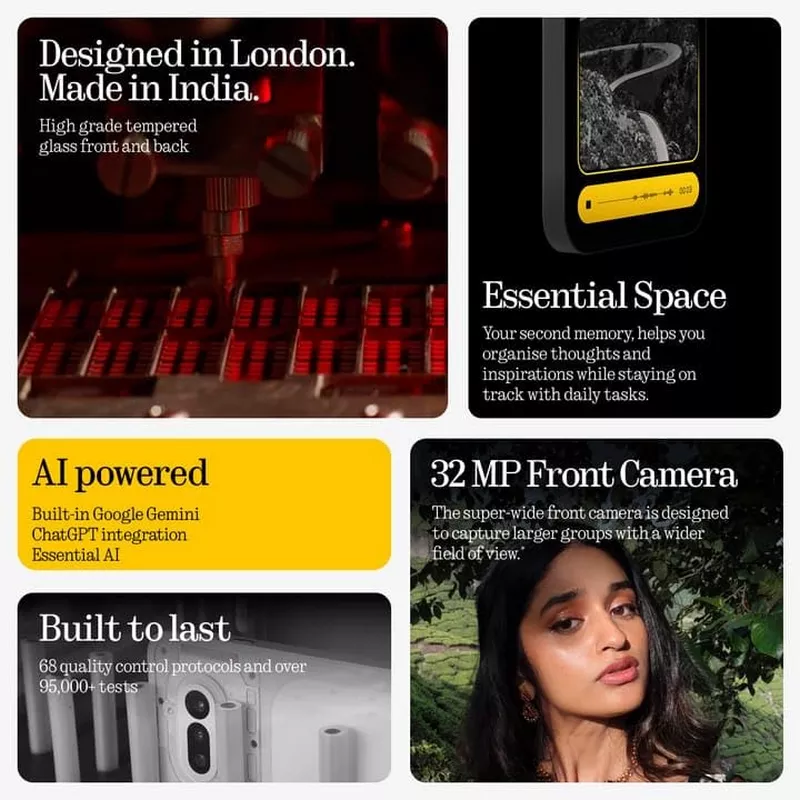 NOTHING Phone 4a 5G Dual SIM 256GB, 12GB PHONE 17 NOTHING PHONE 4A - FEATURES - NOTHING KUWAIT - ALEZAY KUWAIT