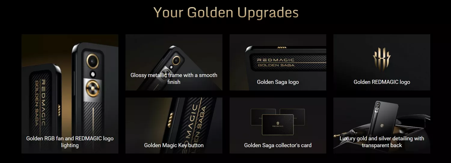 REDMAGIC Astra Golden Saga Limited Edition - In the Box - Alezay Kuwait - REDMAGIC Kuwait