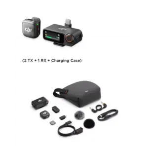 DJI Mic 3 (1 TX + 1 RX) - Wireless Microphone - DJI Store Kuwait - Alezay Kuwait