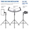 NEEWER ST-400AC 400cm Heavy Duty Air Cushioned Light Stand - Alezay Kuwait - NEEWER Kuwait Store