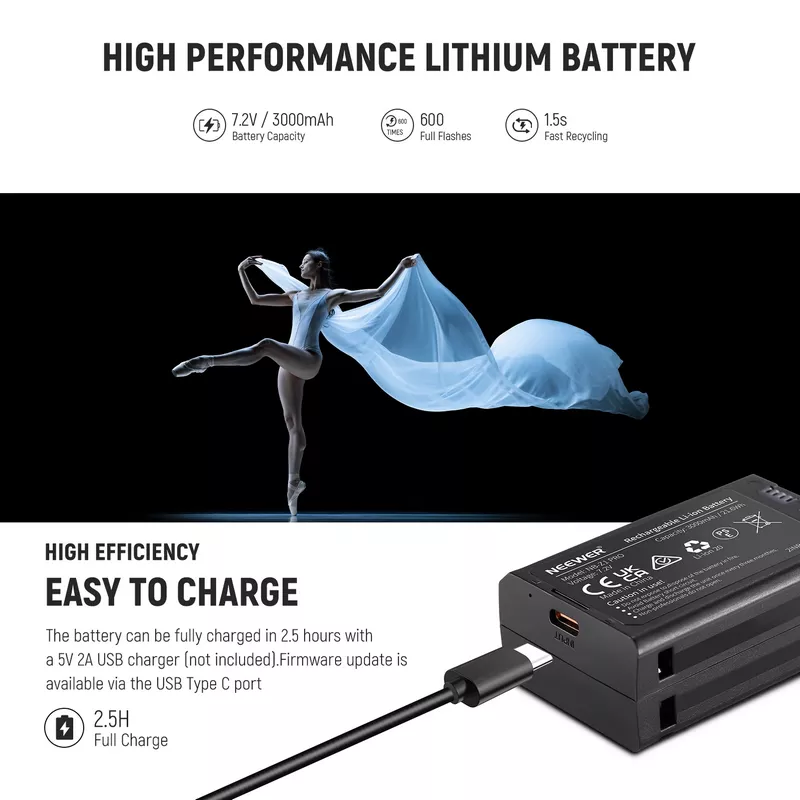 NEEWER Z2 3000mAh Battery TTL Round Head Flash Speedlite - For Sony Camera (Z2-S) 13 NEEWER Z2 3000mAh Battery TTL Round Head Flash Speedlite - For Sony Camera (Z2-S) 1