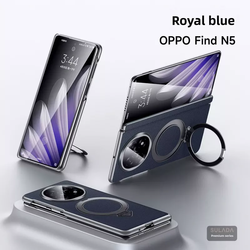 OPPO Find N6 Kevlar Magnetic Handle MagSafe Case with Hinge Protection by SULADA 11 OPPO Find N6 Kevlar Magnetic Handle MagSafe Case with Hinge Protection by SULADA - Blue - Alezay Kuwait - Oppo Kuwait