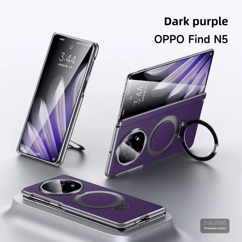 OPPO Find N6 Kevlar Magnetic Handle MagSafe Case with Hinge Protection by SULADA 9 OPPO Find N6 Kevlar Magnetic Handle MagSafe Case with Hinge Protection by SULADA - Purple - Alezay Kuwait - Oppo Kuwait