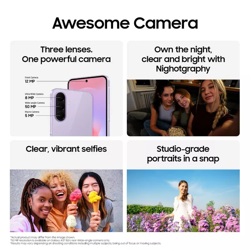 Samsung Galaxy A37 5G, 256GB ROM, 8GB RAM Phone 8 Samsung Galaxy A37 5G - Samsung Kuwait - Alezay Kuwait