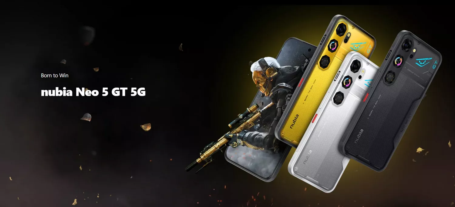 ZTE Nubia Neo 5 GT 5G - Main Banner - Nubia Kuwait - Alezay Kuwait