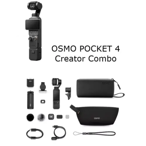 DJI Osmo Pocket 4 Creator Combo - DJI Kuwait - Alezay Kuwait