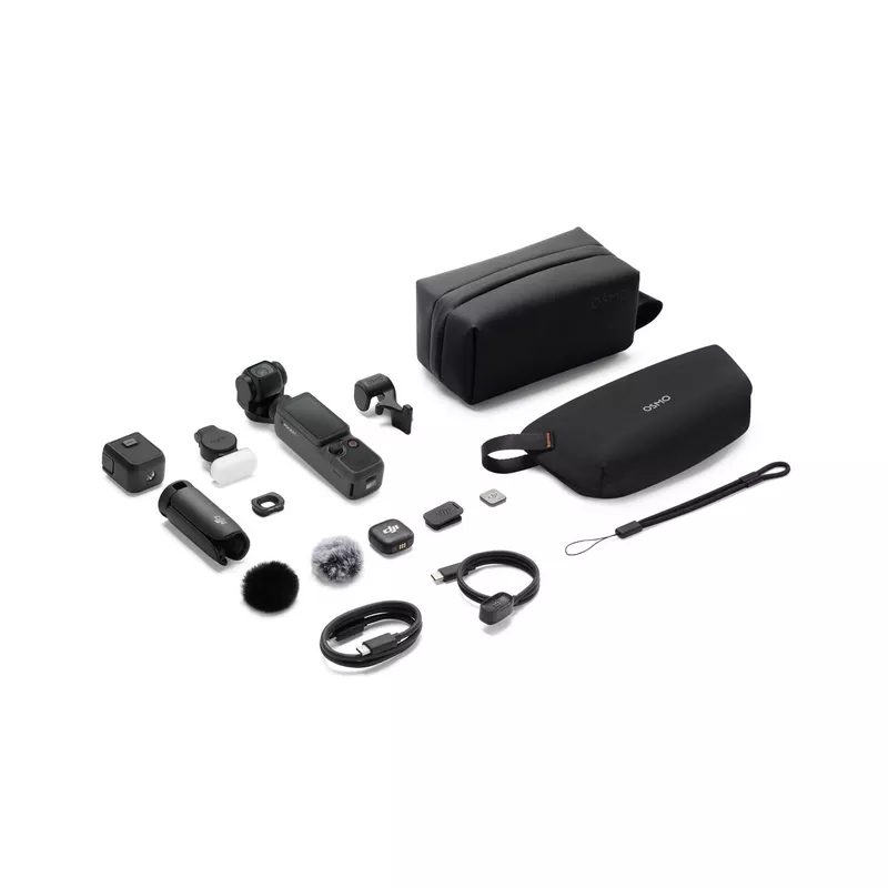 DJI Osmo Pocket 4 Creator Combo - 1″ CMOS Pocket Gimbal Camera 13 DJI Osmo Pocket 4 Creator Combo - DJI Kuwait - Alezay Kuwait