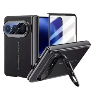 Huawei Pura X Max Luxury Leather Cover - Huawei Kuwait - Alezay Kuwait