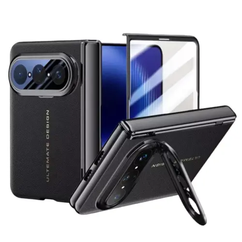 Huawei Pura X Max Luxury Leather Cover - Huawei Kuwait - Alezay Kuwait