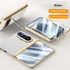 Huawei Pura X Max Luxury Leather Cover - White - Huawei Kuwait - Alezay Kuwait