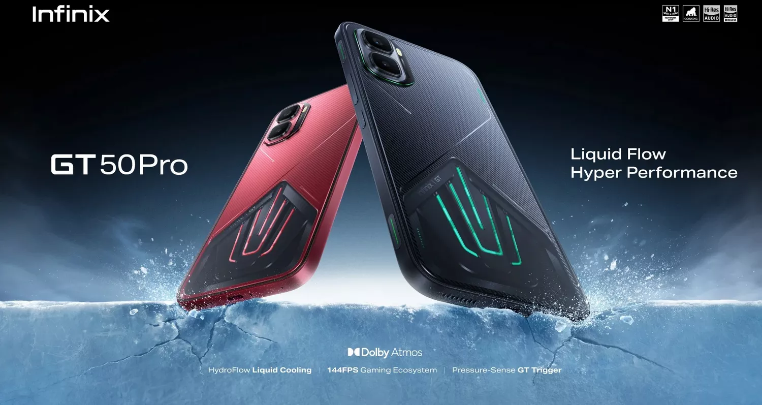 Infinix GT 50 Pro 5G - Main Banner - Gaming Smartphone - Infinix Kuwait - Alezay Kuwait
