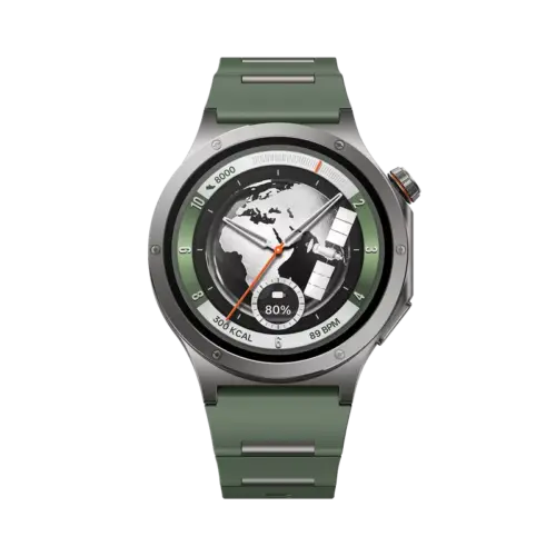 ONEPLUS WATCH 4 SMARTWATCH - EVERGREEN TTIANIUM - ONEPLUS KUWAIT - ALEZAY KUWAIT