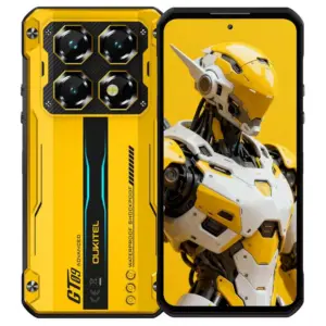 Oukitel WP60 with World’s First 7.2 Display Mech-Style 5G Rugged Smartphone - Yellow - Oukitel Kuwait - Alezay Kuwait