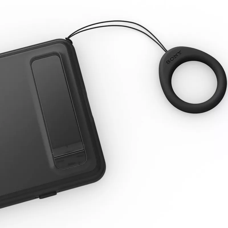 Sony Xperia 1 VIII Style Cover with Stand (Official) 4 Sony Xperia 1 VIII Style Cover with Stand - Graphite Black - Sony Kuwait - Alezay Kuwait