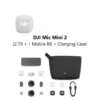 DJI Mic Mini 2 (2 TX + 1 Mobile RX + Charging Case) - Wireless Mircrophone - Alezay Kuwait - DJI Kuwait