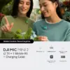 DJI Mic Mini 2 (2 TX + 1 Mobile RX + Charging Case) - Wireless Mircrophone - Alezay Kuwait - DJI Kuwait