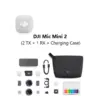 DJI Mic Mini 2 (2 TX + 1 RX + Charging Case) - Wireless Mircrophone - Alezay Kuwait - DJI Kuwait