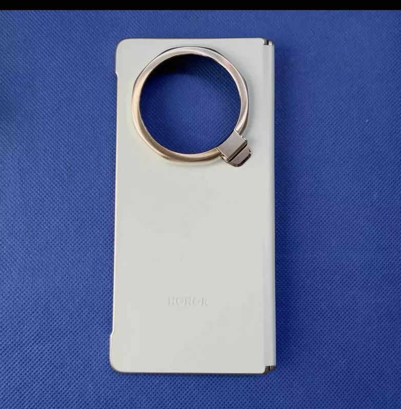 Honor Magic V6 Leather Protective Case with Hinge Protection & Lens Bracket (Official) 7 Honor Magic V6 Leather Protective Case - White - Honor Kuwait - Alezay Kuwait