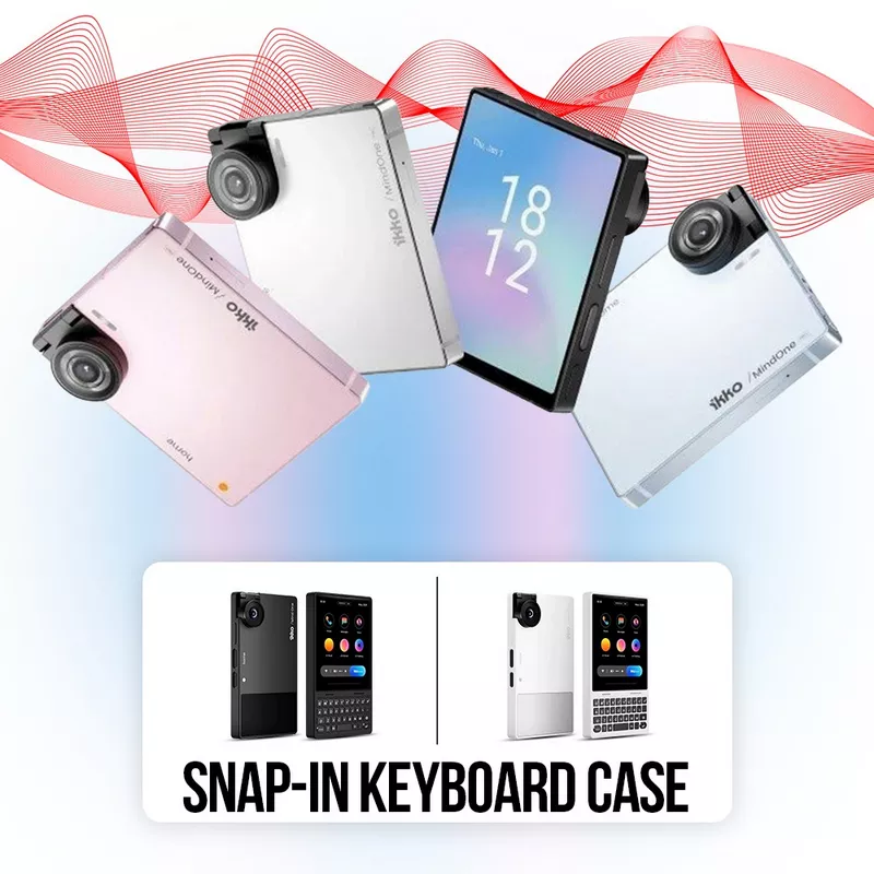 iKKO MindOne Pro Bundle: The Card-Sized AI Smartphone, 8GB RAM + 256GB Memory Phone with Snap-in Case 1 IKKO MINDONE PRO BUNDLE - IKKO KUWAIT - ALEZAY KUWAIT