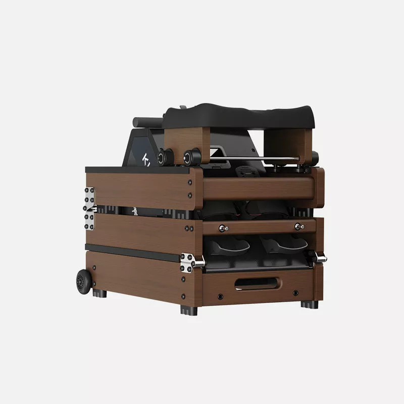 Kingsmith WR20 Water Rowing Machine | Water Resistance | Tri-Fold | KS Fit App Connect - Walnut 12 Kingsmith WR20 Water Rowing Machine - KingSmith Kuwait - Alezay Kuwait