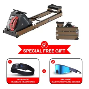 Kingsmith WR20 Water Rowing Machine - KingSmith Kuwait - Alezay Kuwait - Gift Bundle