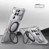 REDMAGIC 11 Pro Aluminium Frame MagSafe Case with 360° Magnetic Ring Holder - Silver - Alezay Kuwait