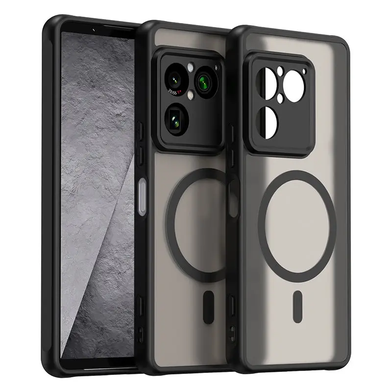 Sony Xperia 1 VIII MagSafe Matte Case 5 Sony Xperia 1 VIII MagSafe Matte Case - Black - Alezay Kuwait