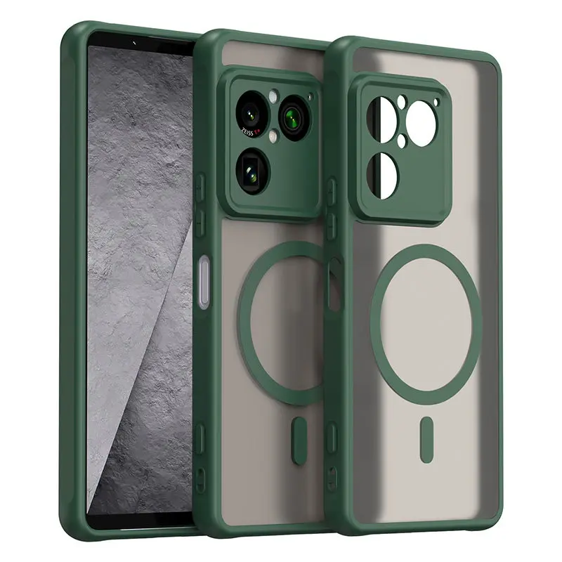 Sony Xperia 1 VIII MagSafe Matte Case 7 Sony Xperia 1 VIII MagSafe Matte Case - Green - Alezay Kuwait