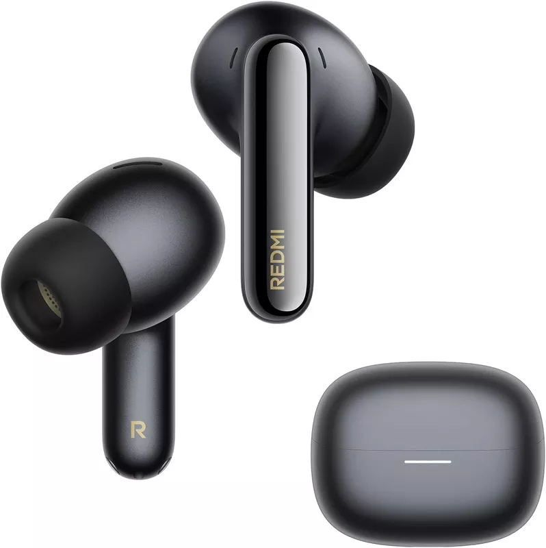 Xiaomi Redmi Buds 8 Pro Wireless Earbuds, White, Adaptive Noise Cancelling up to 55dB, Hi-Res Audio with LDAC, 35H Battery, Dolby Atmos, IP54, Bluetooth 5.4 12 Xiaomi Redmi Buds 8 Pro Wireless Earbuds - Obsidian Black - Xiaomi Kuwait - Alezay Kuwait