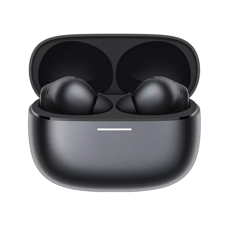 Xiaomi Redmi Buds 8 Pro Wireless Earbuds, White, Adaptive Noise Cancelling up to 55dB, Hi-Res Audio with LDAC, 35H Battery, Dolby Atmos, IP54, Bluetooth 5.4 1 Xiaomi Redmi Buds 8 Pro Wireless Earbuds - Obsidian Black - Xiaomi Kuwait - Alezay Kuwait