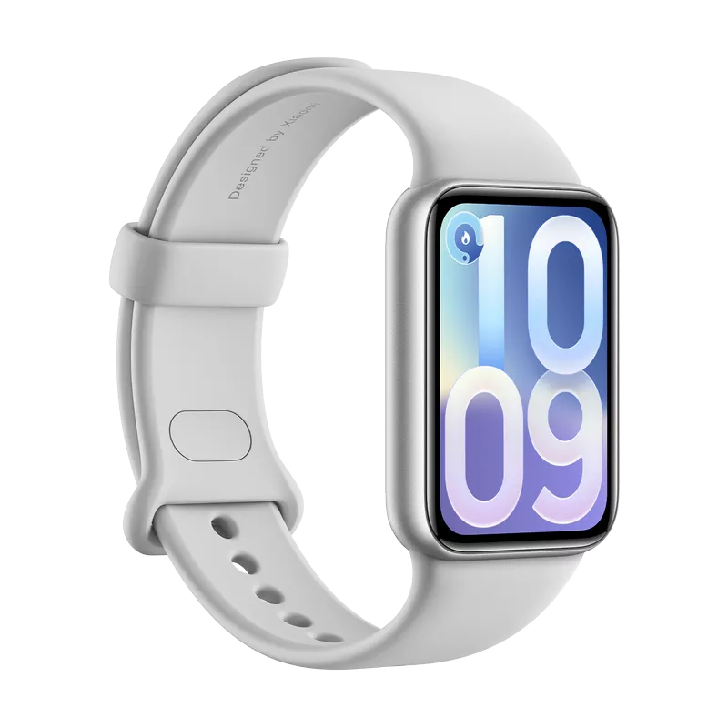 Xiaomi Smart Band 10 Pro, Watch-style fitness tracker for Men and Women, 1.74" AMOLED display, Upgraded sleep algorithm, 21 Days Battery Life, Android & IOS, 150+ sports modes, GNSS, 5ATM 1 Xiaomi Smart Band 10 Pro - Glacier Silver - Xiaomi Kuwait - Alezay Kuwait