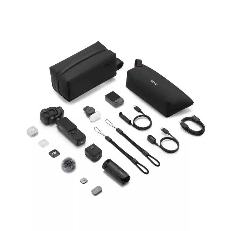 DJI Osmo Pocket 4P Vlog Combo - Enhanced 1″ CMOS Dual-Lens Cinematic Pocket Gimbal Camera 18 DJI Osmo Pocket 4P Vlog Combo - DJI Kuwait - Alezay Kuwait Store